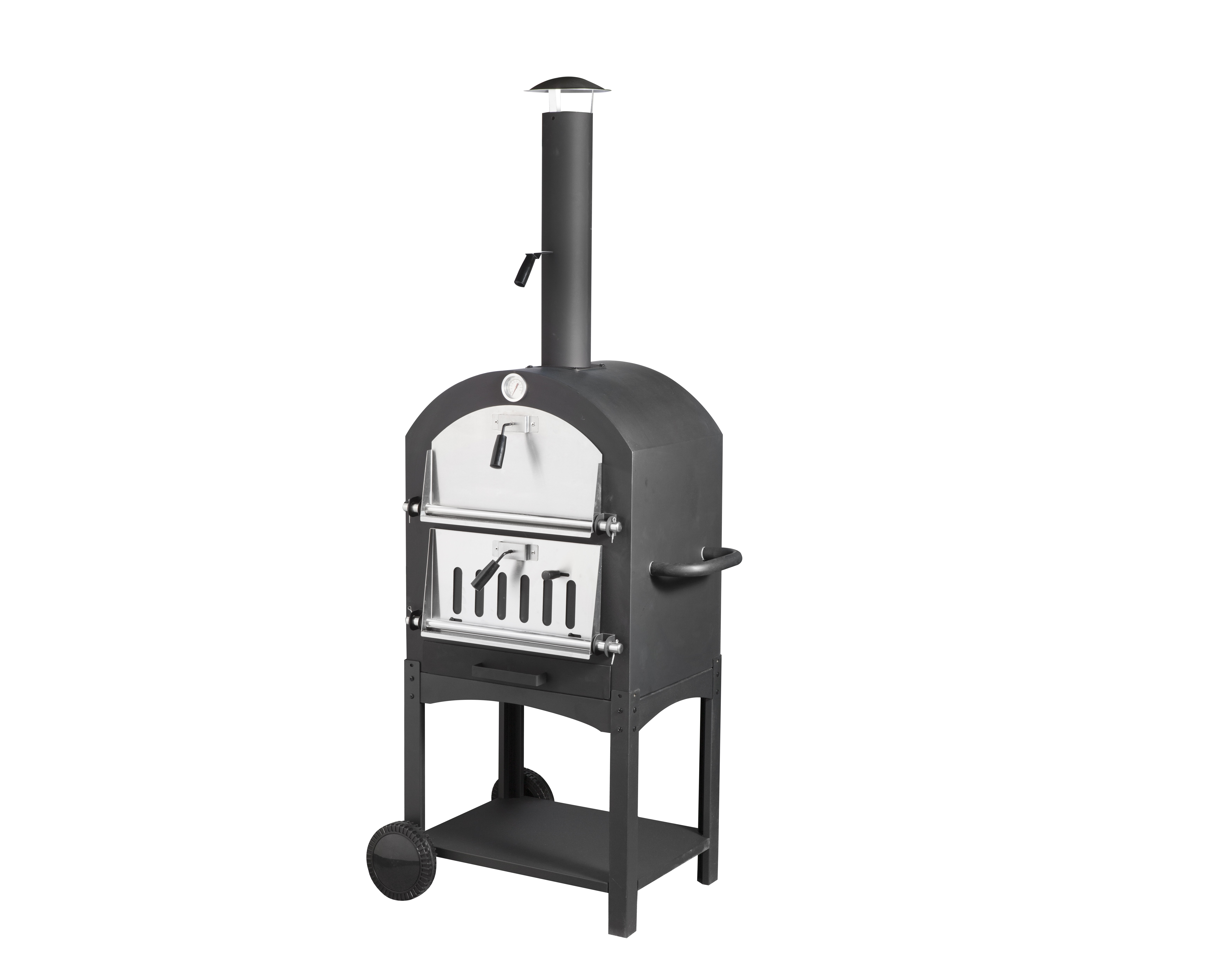 Charcoal Pizza Oven With BBQ