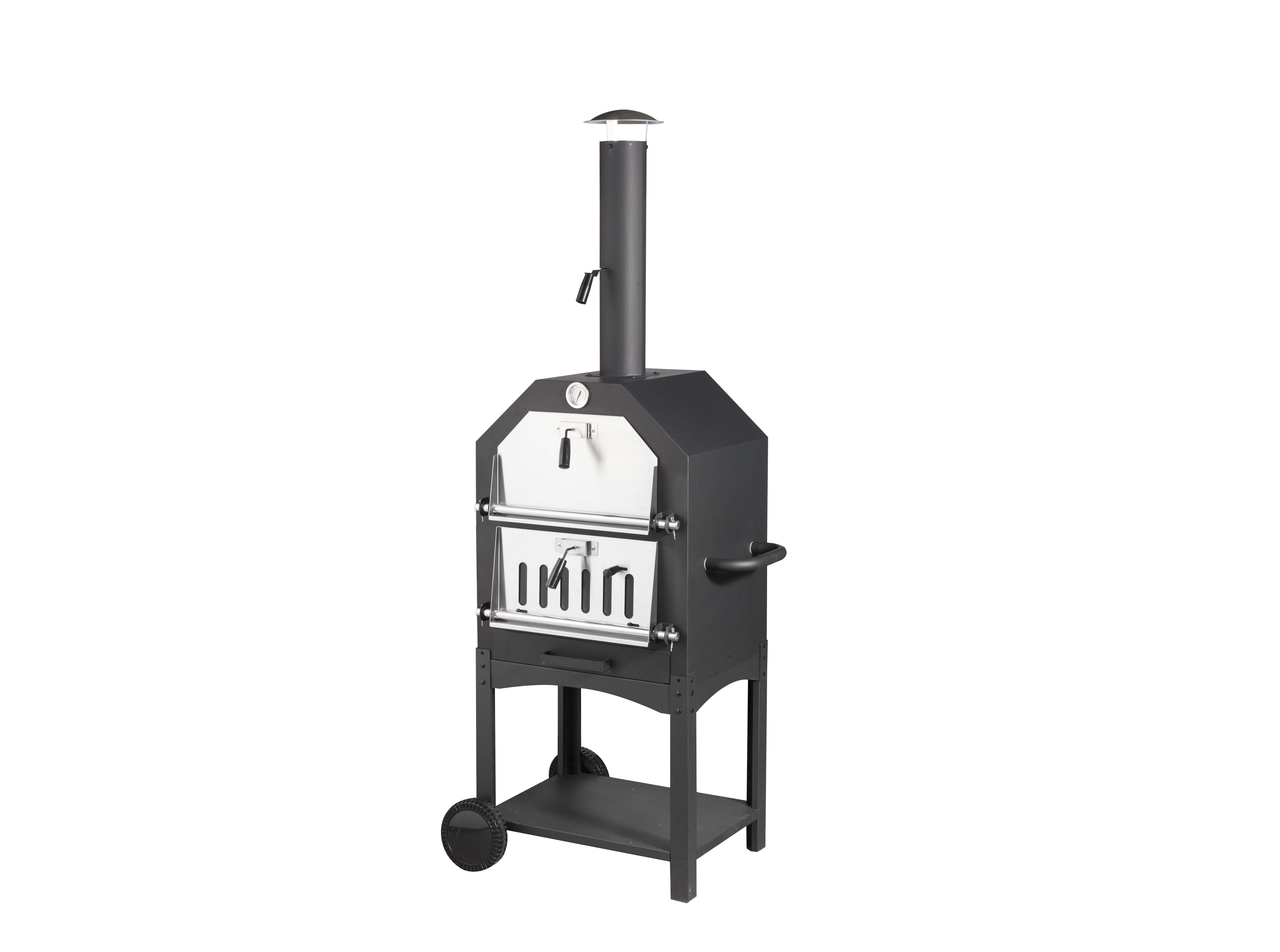 Charcoal Pizza Oven With BBQ